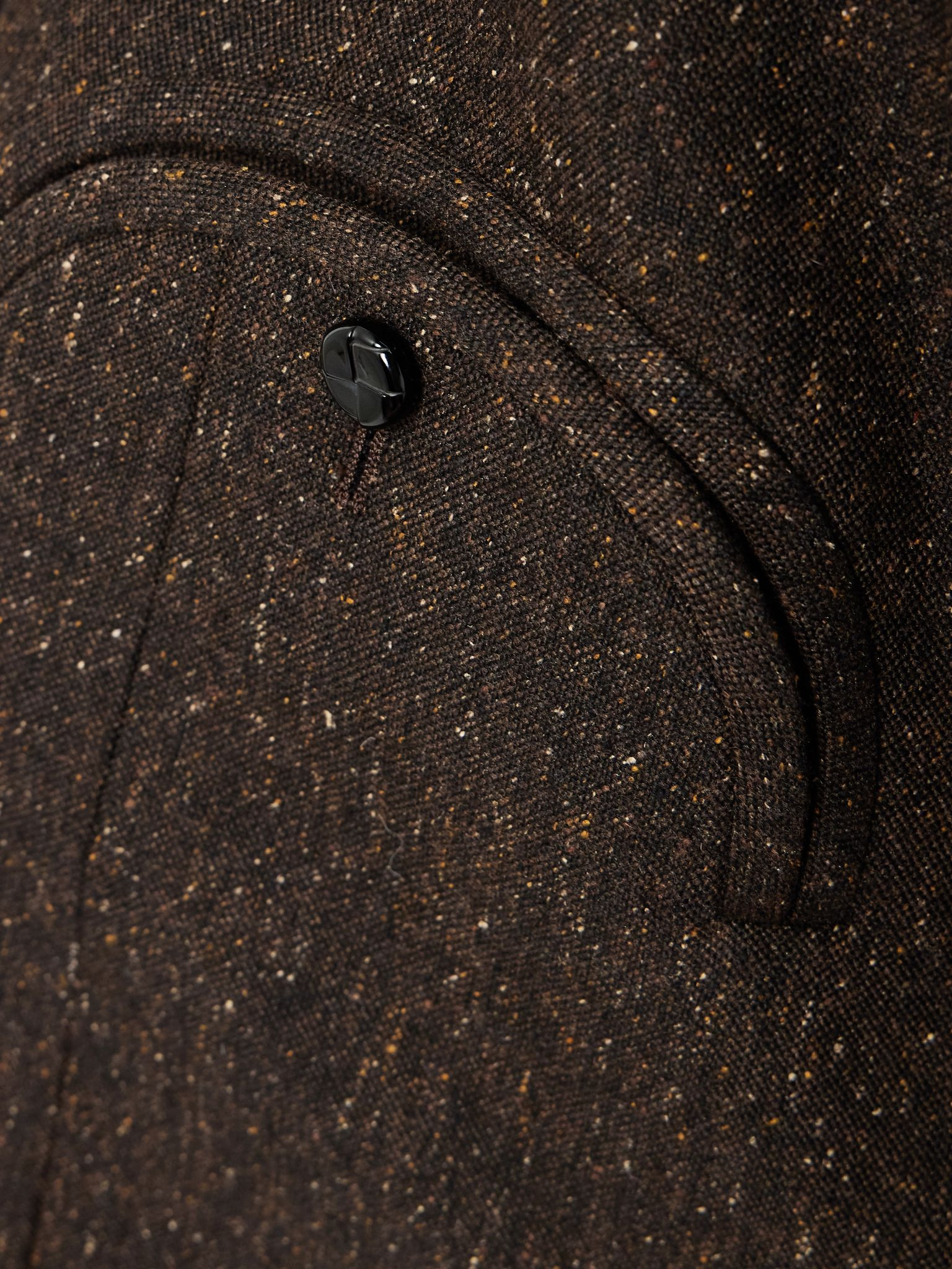Everynight corduroy-trimmed wool-blend blazer Brown - 5