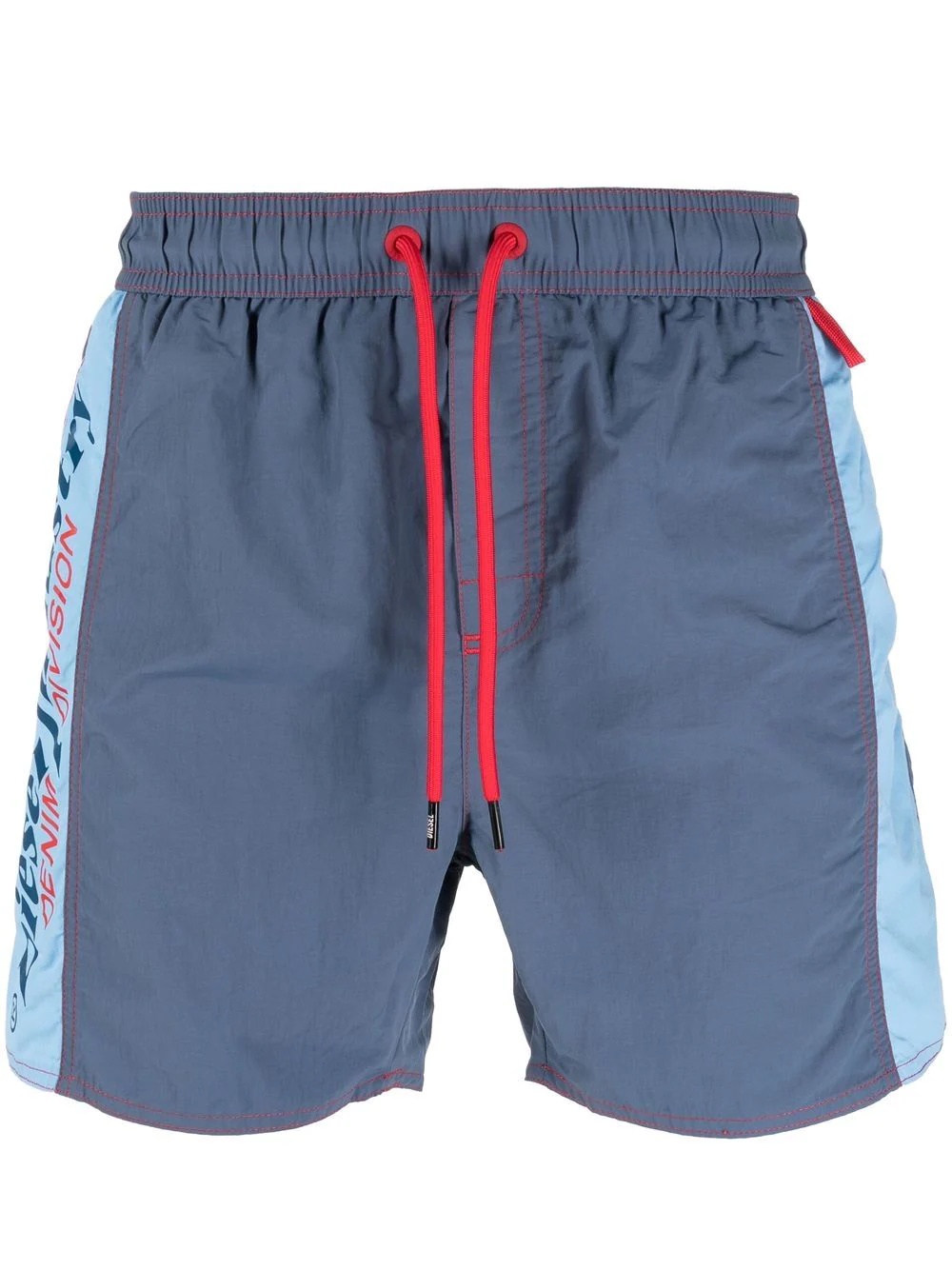 drawstring swim shorts - 1