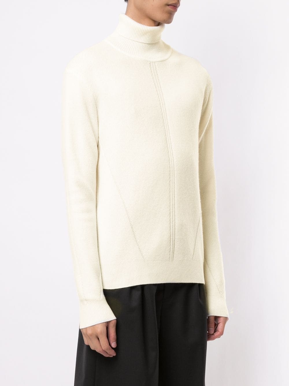 ribbed roll-neck sweater  - 3