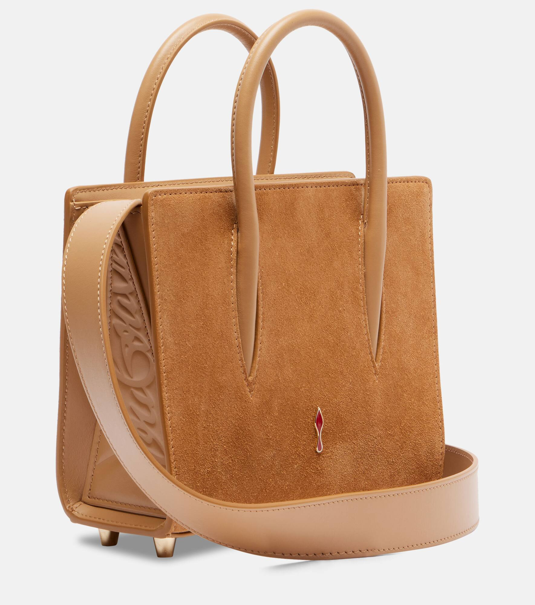 Paloma studded suede tote bag - 4