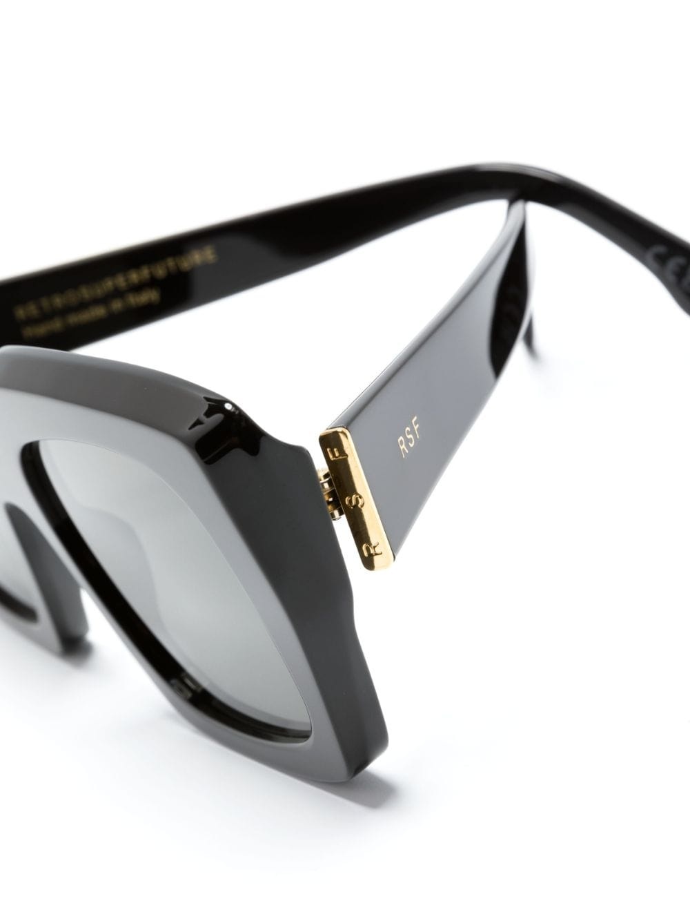 logo-print square-frame sunglasses - 3