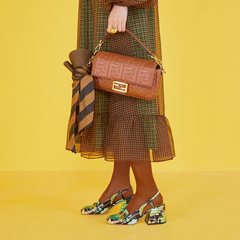 FENDI Brown nappa leather bag outlook