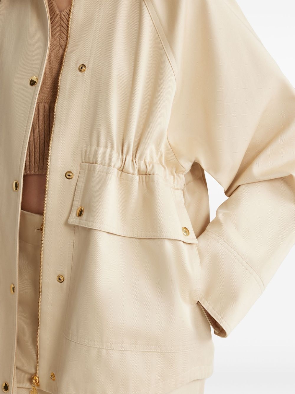 organic cotton parka jacket - 4