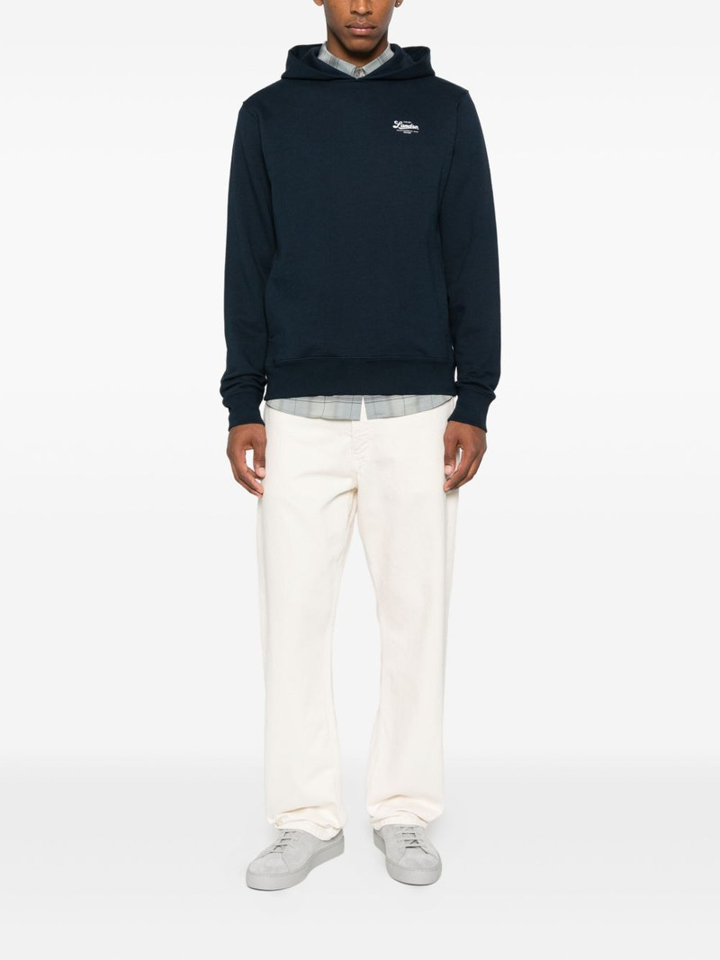 Sandro logo-print hoodie outlook