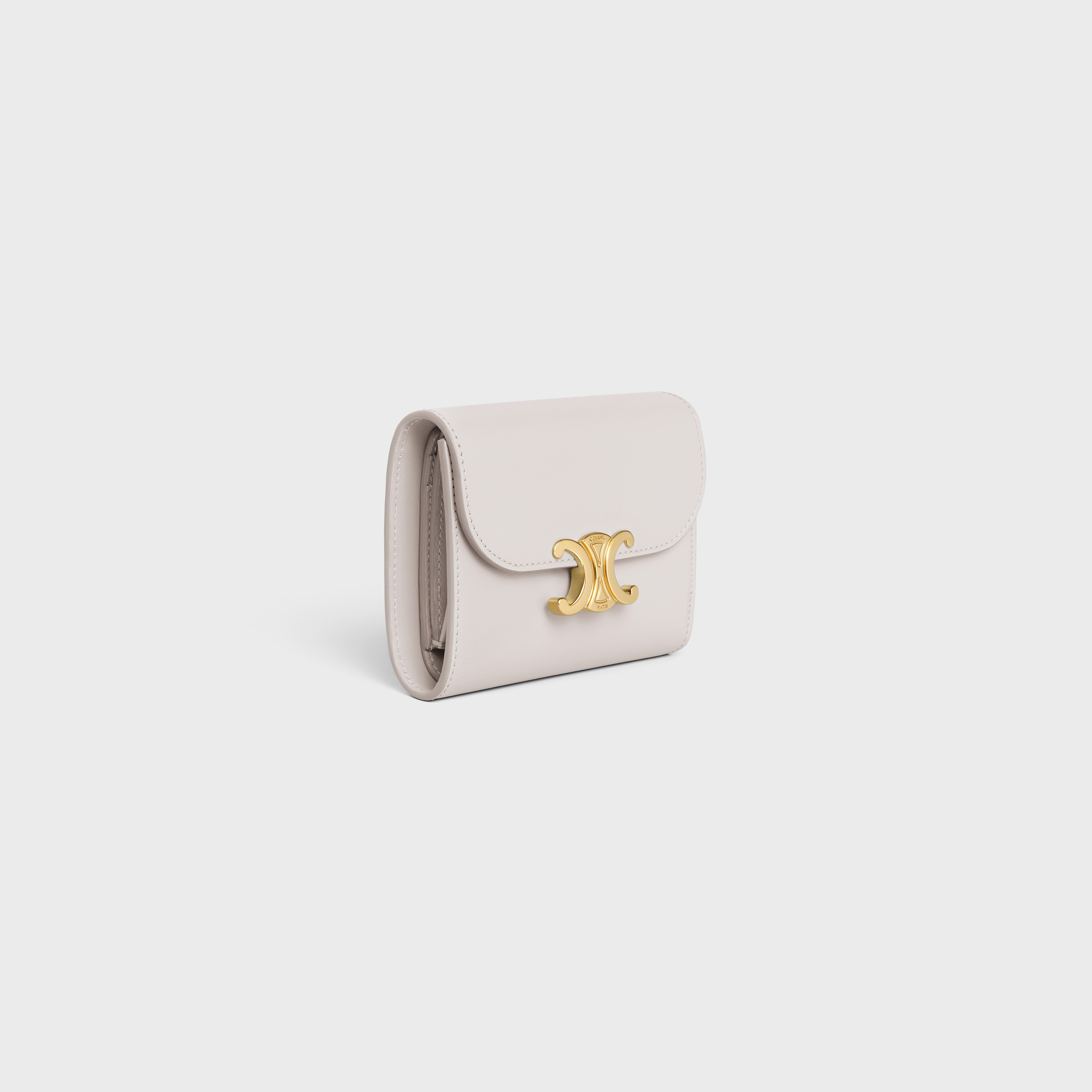 Small Wallet TRIOMPHE in Shiny calfskin - 2