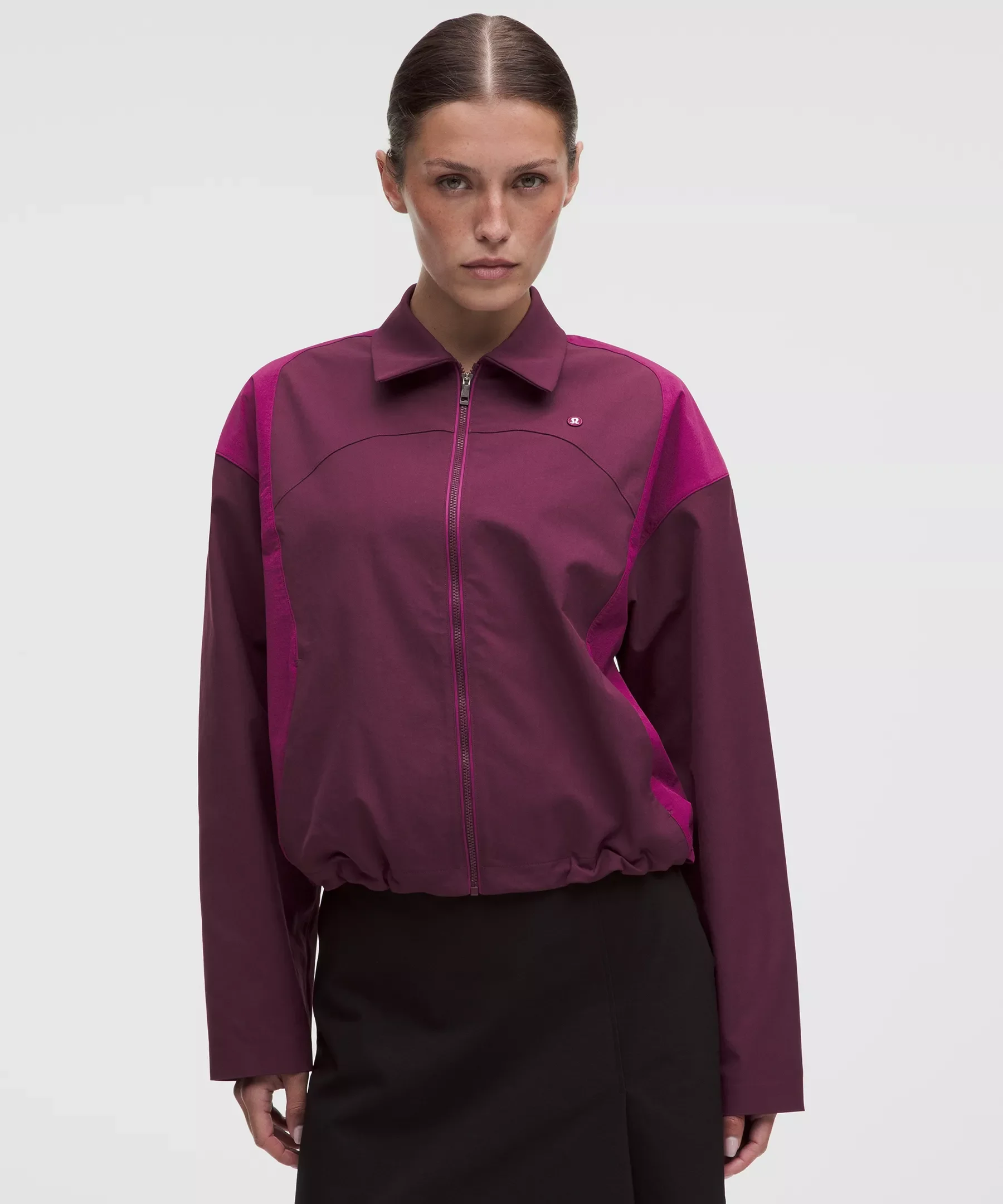 Collared Panelled Golf Jacket - 1