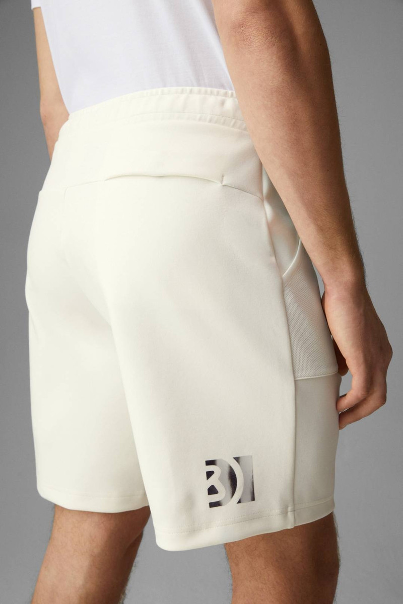 BERTO SWEAT SHORTS IN OFF-WHITE 5