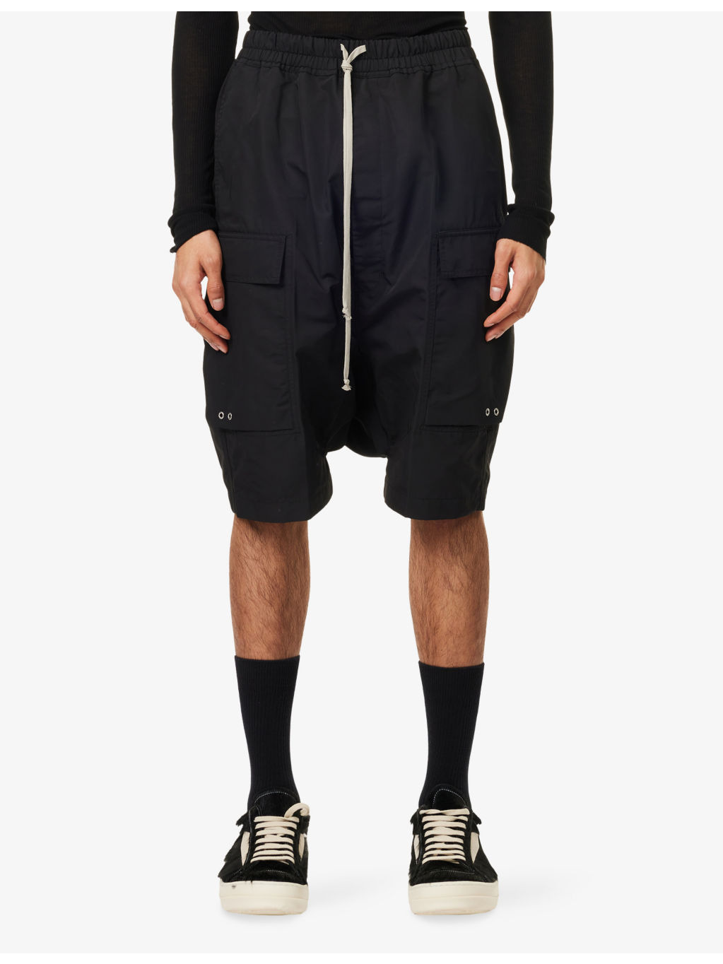 Hollywood Multi-Pockets Relaxed-Fit Woven Shorts - 3