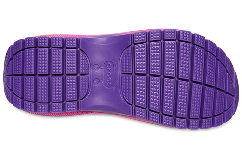 (WMNS) Crocs 클래식 메가 크러시 샌들 '화이트 레드 퍼플' 207989-94S 2