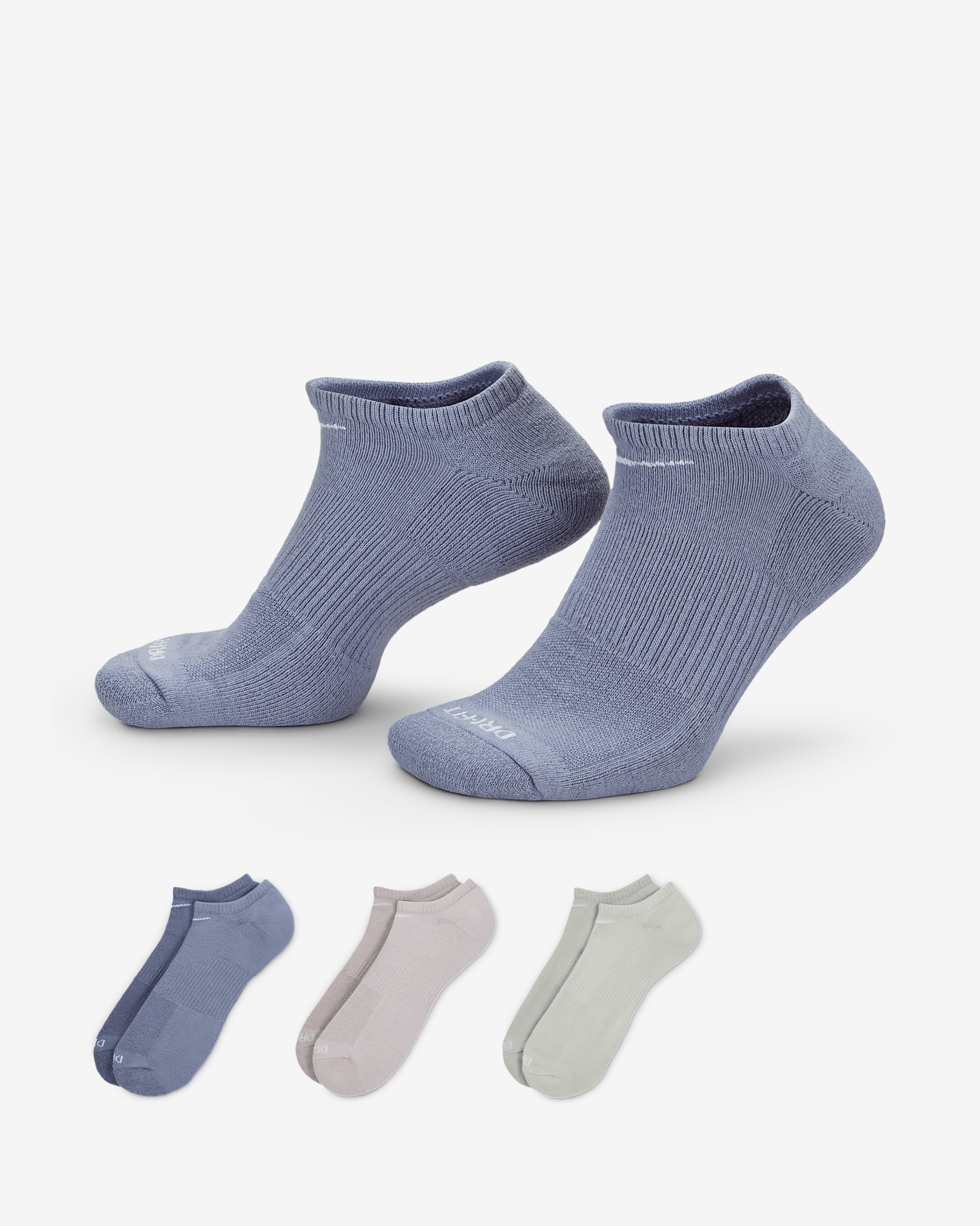 Nike Everyday Plus Cushion Training No-Show Socks (3 Pairs) - 1