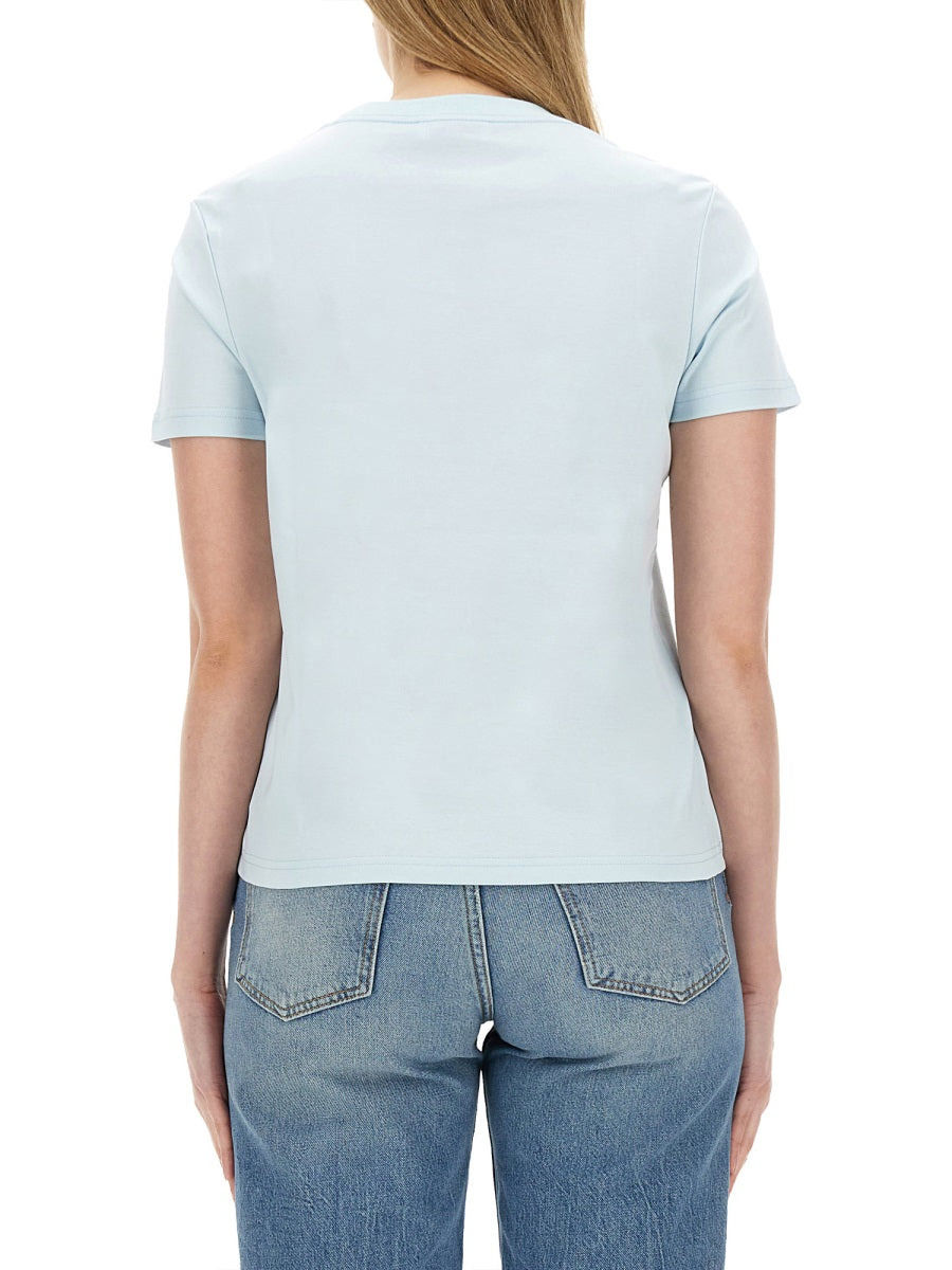 Lanvin Women T-Shirt With Logo - 3