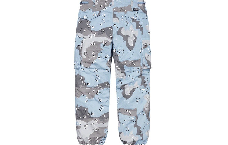 Supreme SS20 Week 1 Cargo Pant Drawstring Casual Pants Unisex Blue Camouflage SUP-SS20-109 - 2
