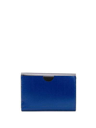 Marni two-tone logo print wallet outlook