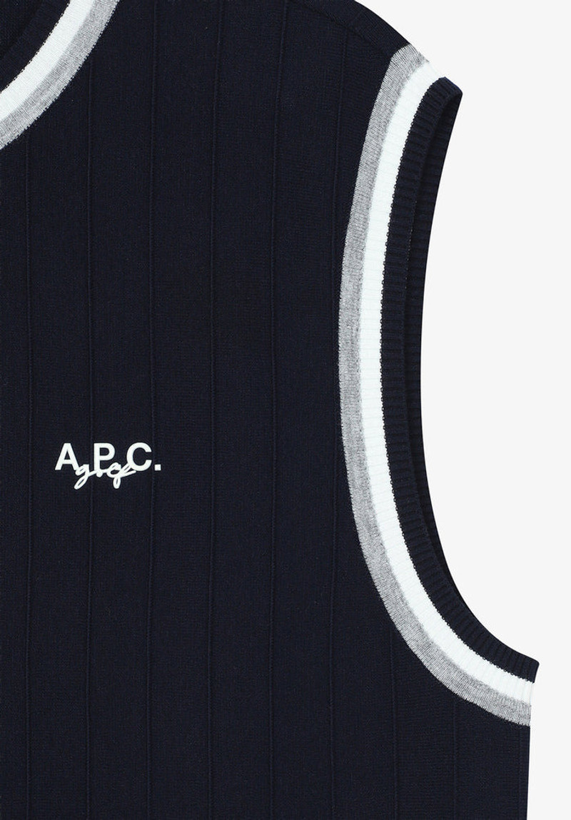 A.P.C. SLEEVELESS SWEATER outlook