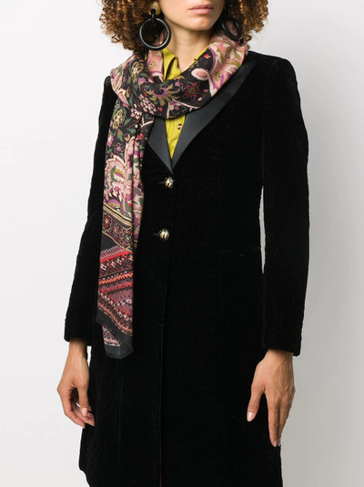 Etro abstract pattern scarf outlook