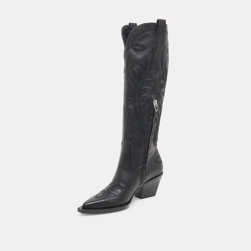 RYATT BOOTS BLACK LEATHER 7