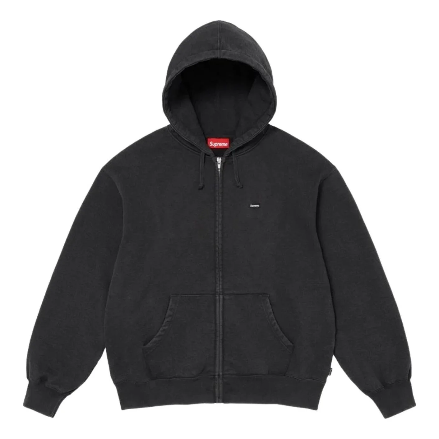 Supreme FW26 Small Box Zip Up Hooded Sweatshirt 'Black' SUP-FW26-031-BLK - 1