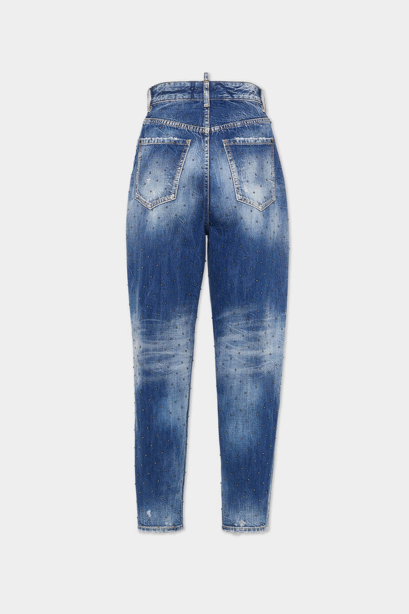 MEDIUM EVERYTHING WASH - STUDS 80'S JEANS - 2