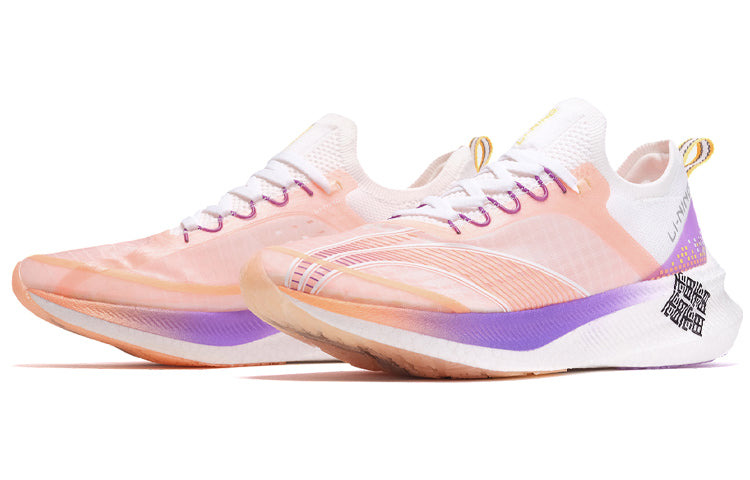 (WMNS) Li-Ning FeiDian Challenger 'White Orange Purple' ARMR012-1 - 3