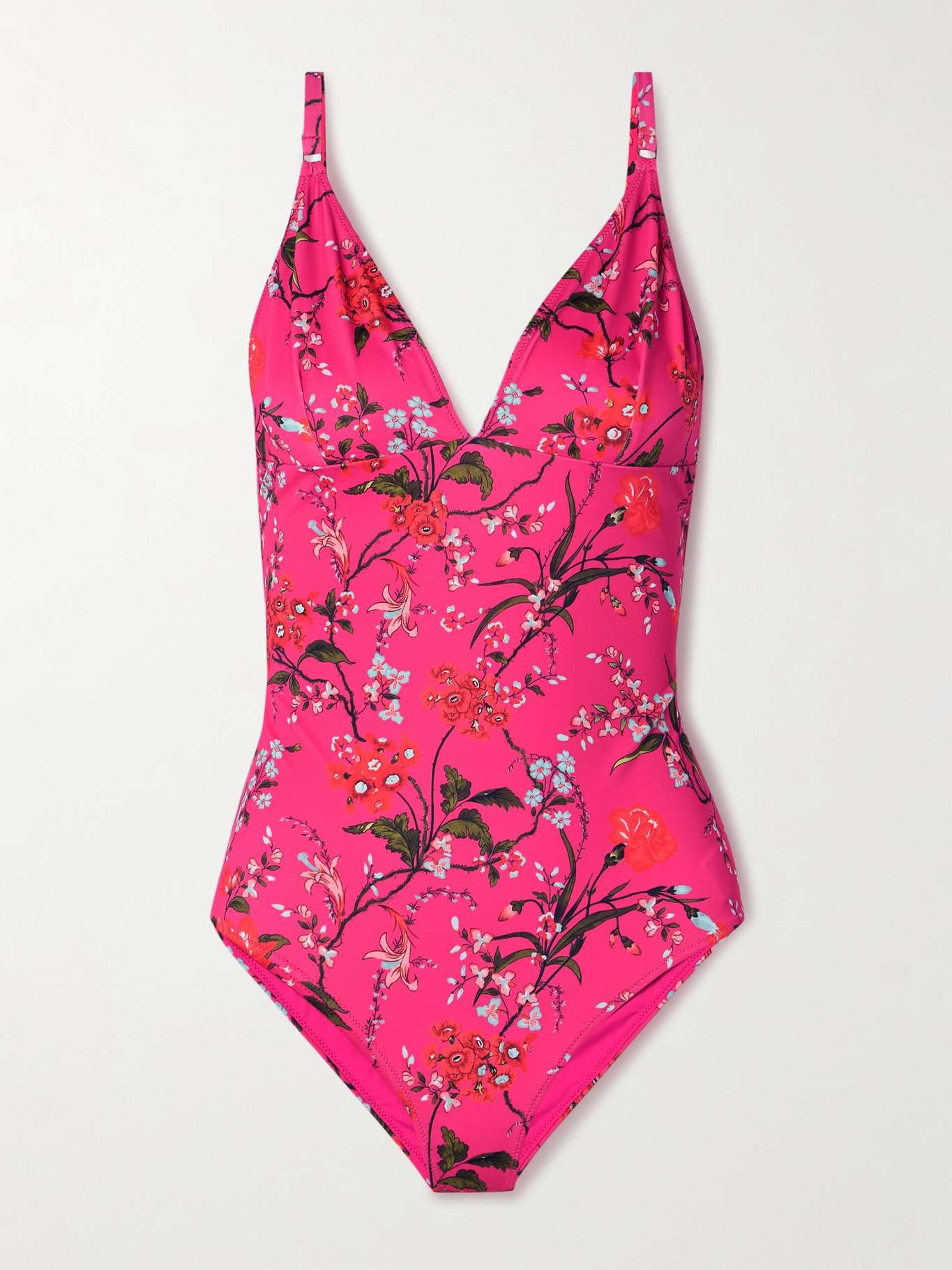 Floral-print swimsuit - 1