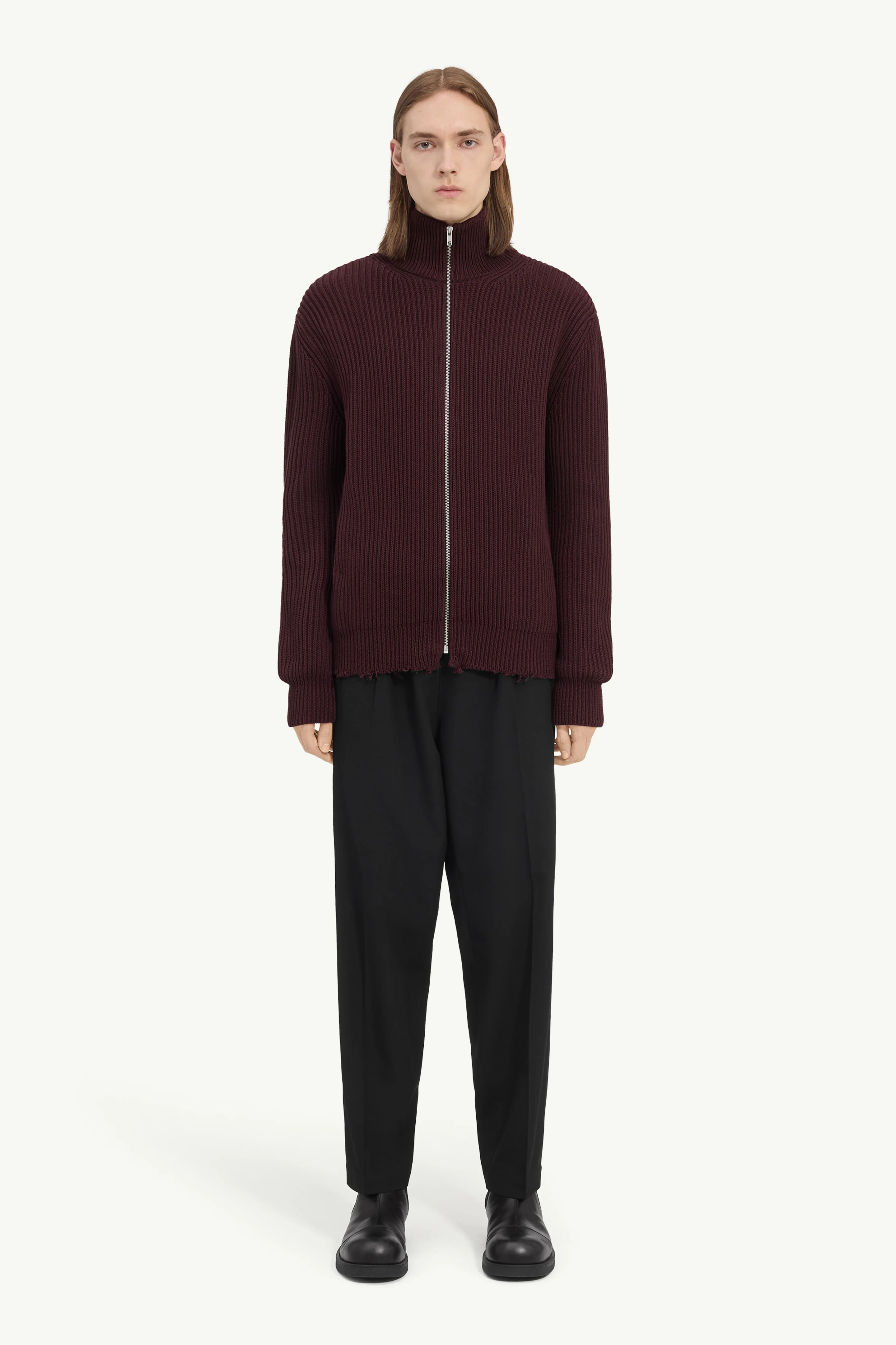 Ribbed Cotton Jacket - 1