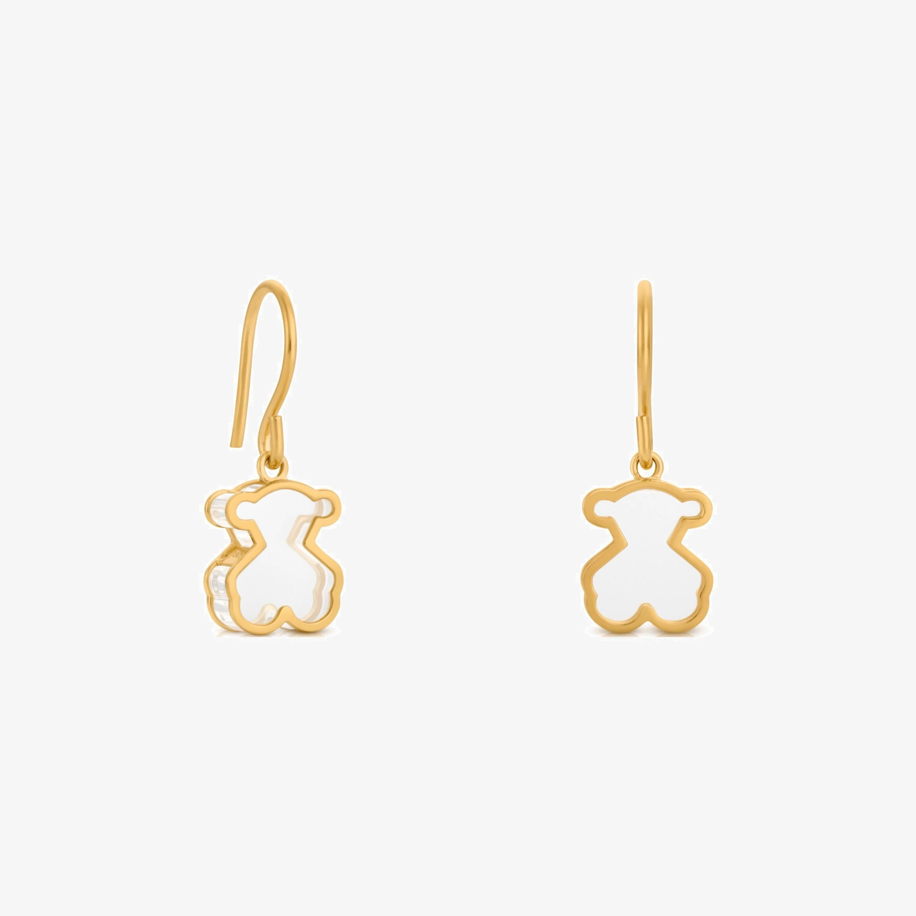18K gold vermeil Galaxy Earrings - 1