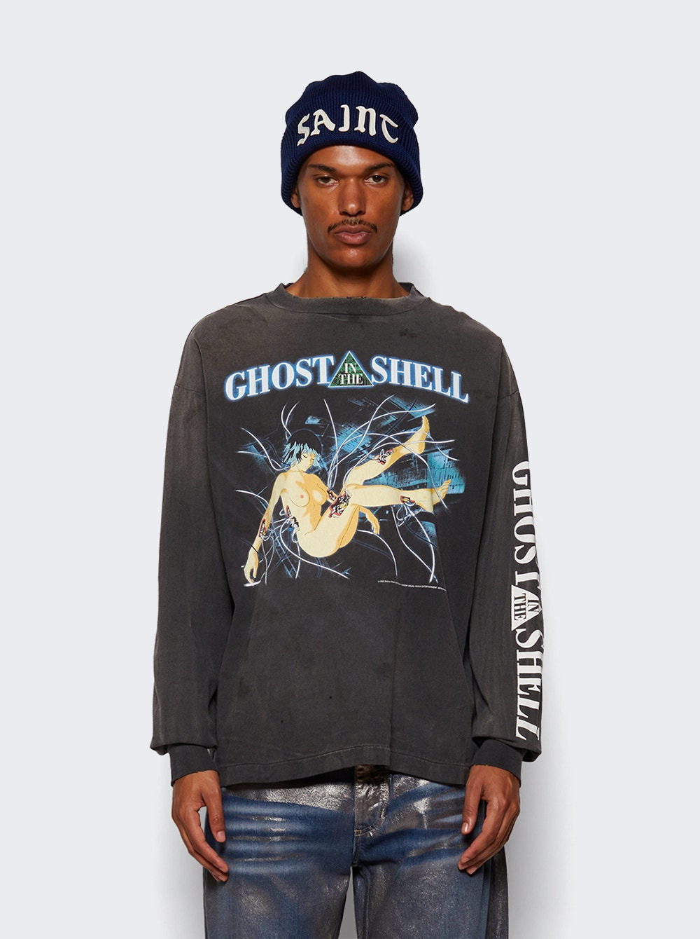 Ghost In The Shell Long Sleeve T-shirt Black - 3