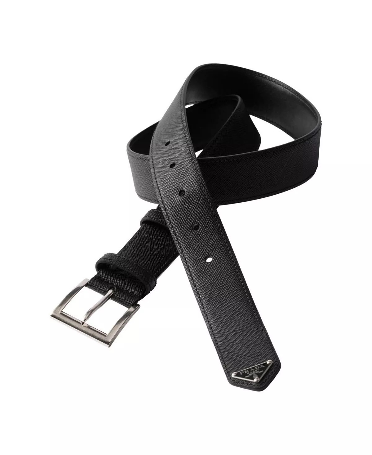 Saffiano Leather Belt - 4