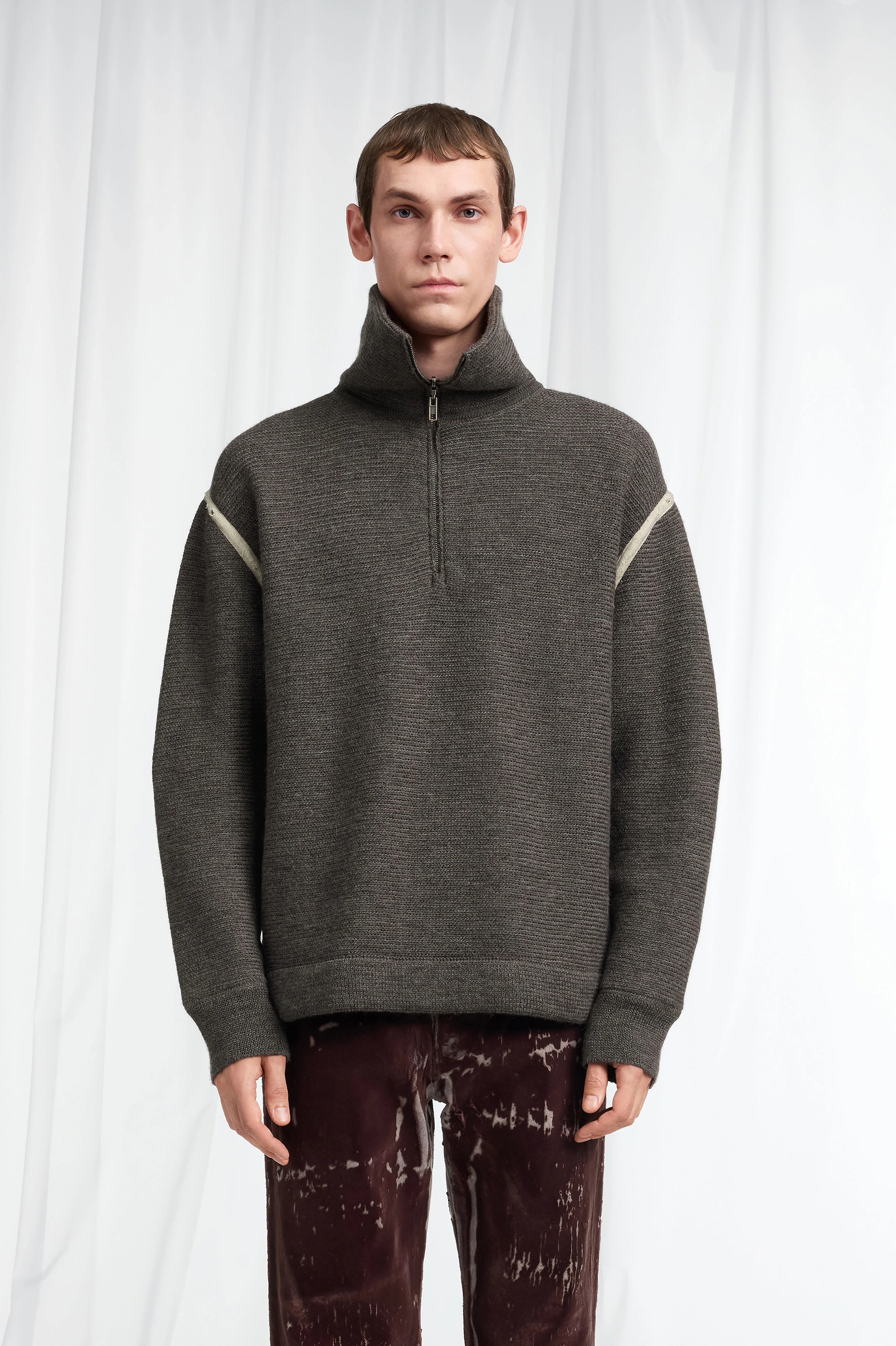 Elbow patch sweater - 1