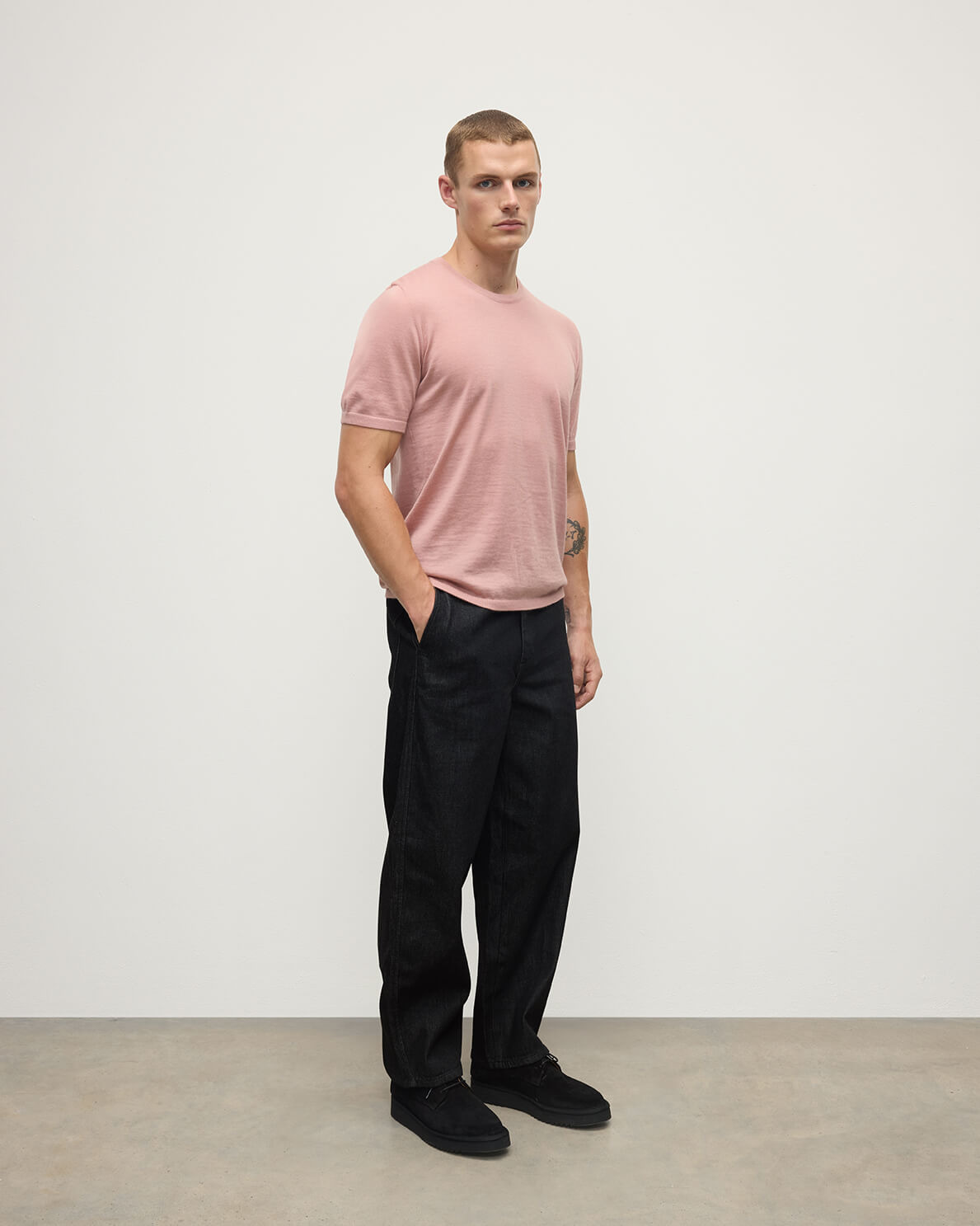 Pink Superfine Cashmere T-Shirt - 3