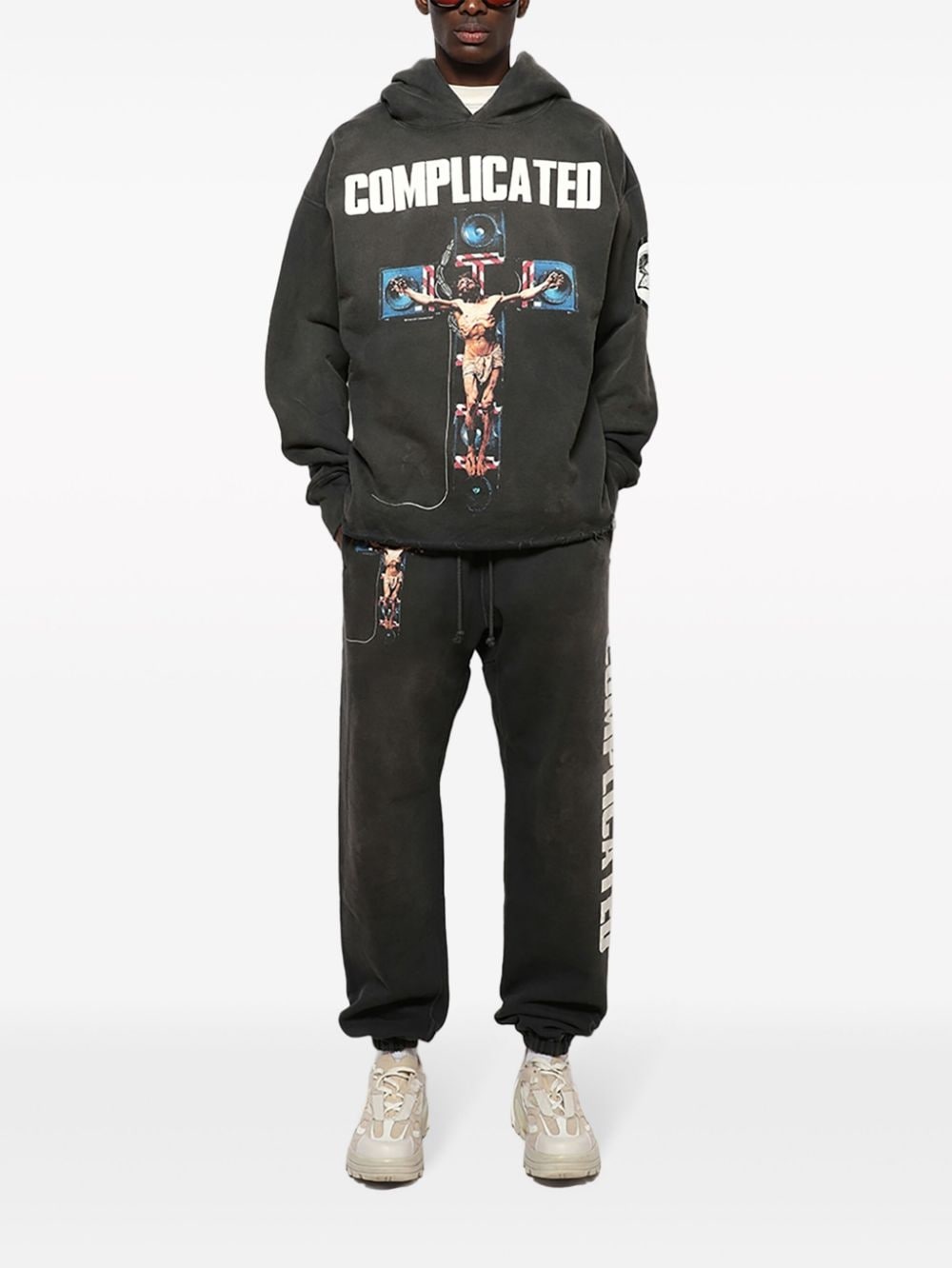 Complicated cotton track pants - 2