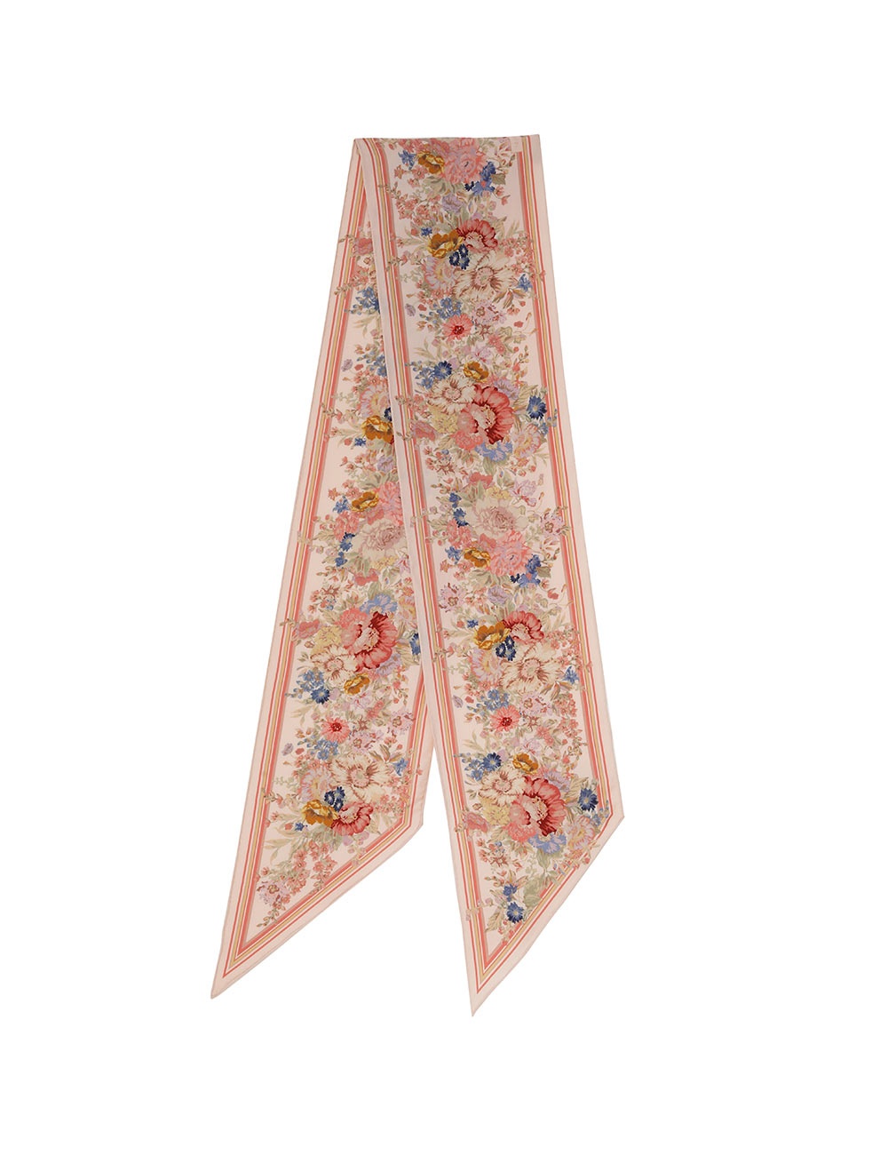 PRINTED SILK NECK SCARF 2