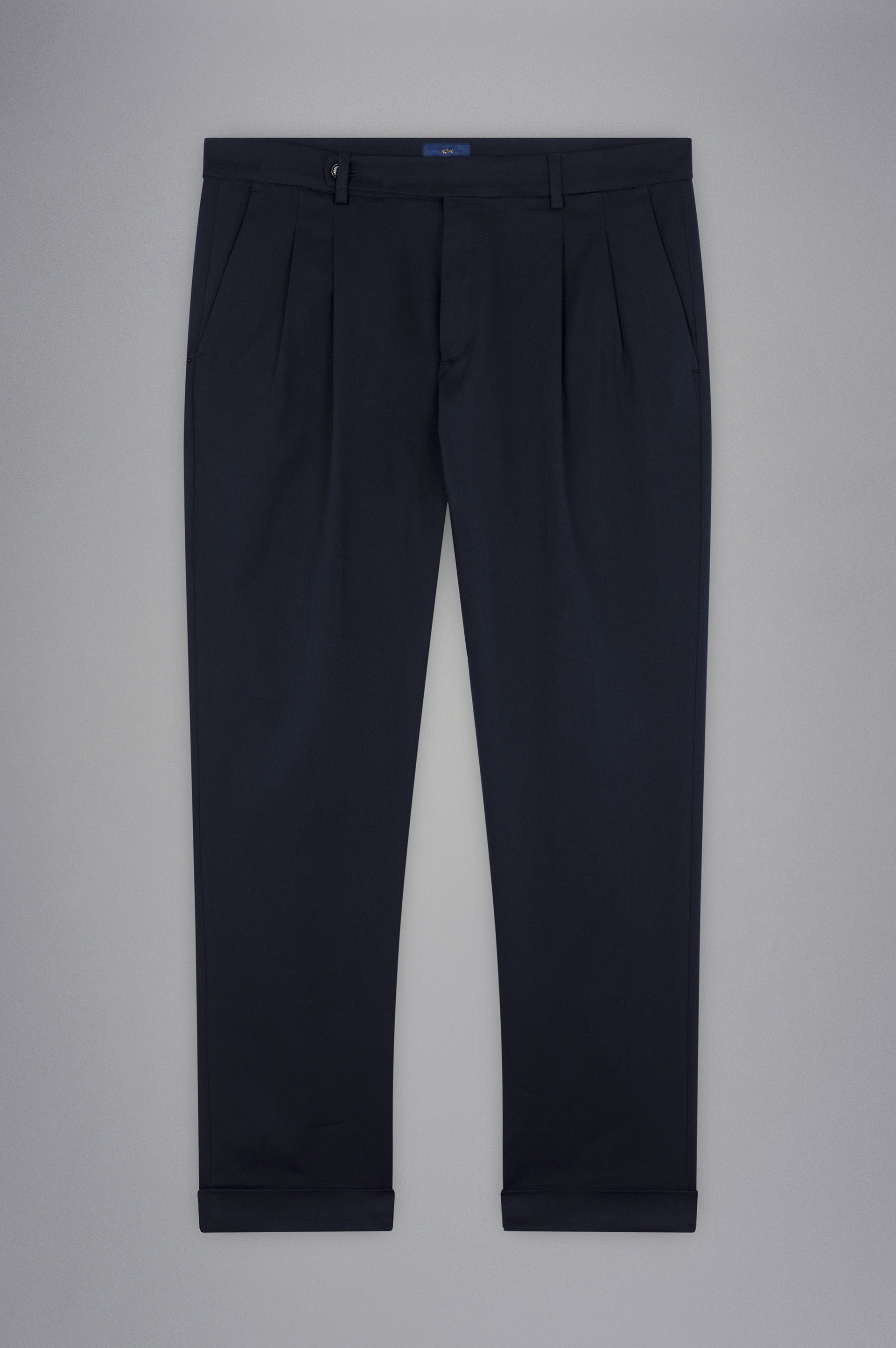 COTTON STRETCH CHINO TROUSERS - 1