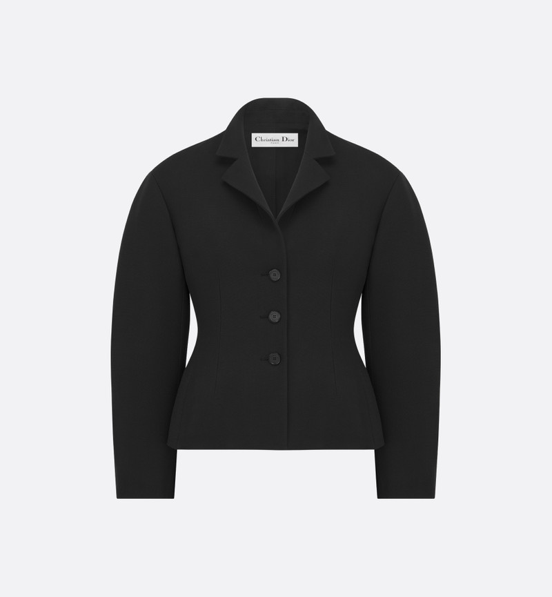 Fitted Jacket with Puff Sleeves 1