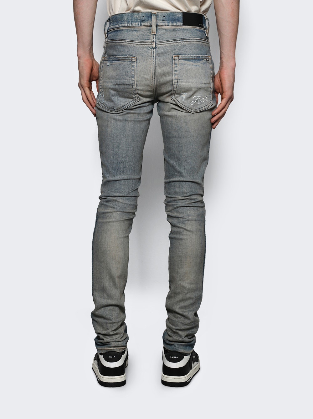 3d Bones Skinny Jean Clay Indigo - 5