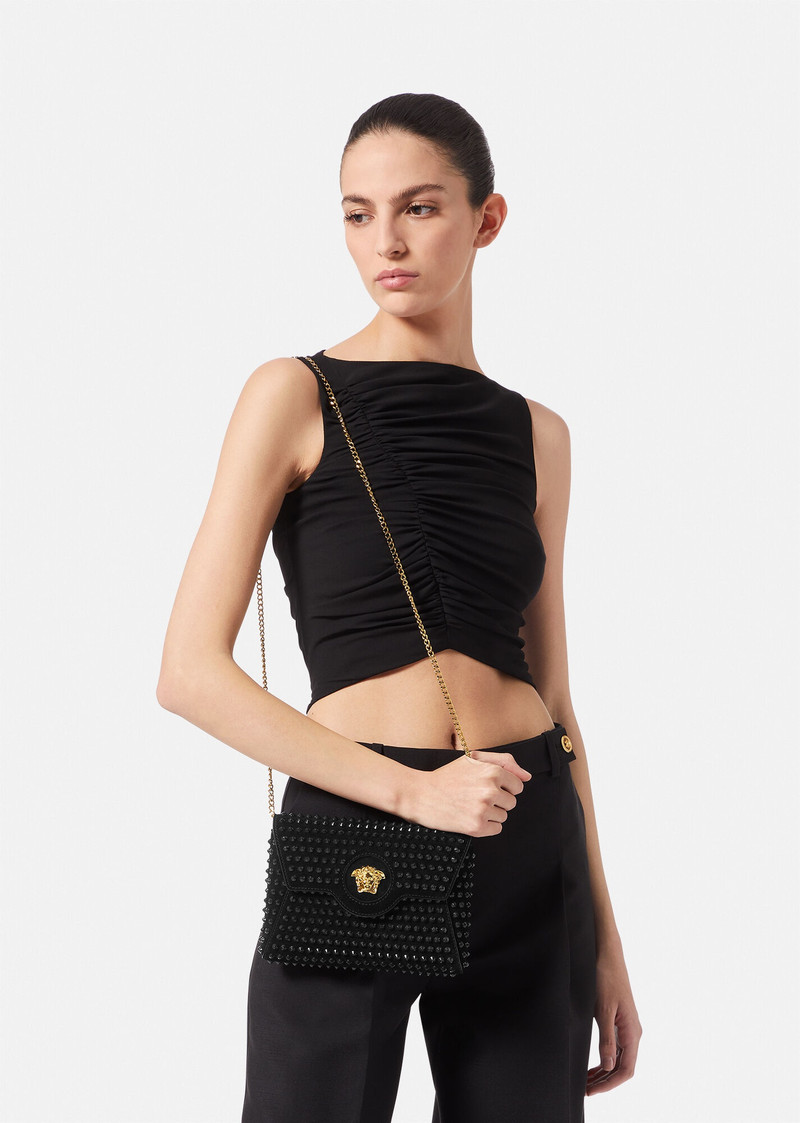 La Medusa Studded Envelope Clutch 6