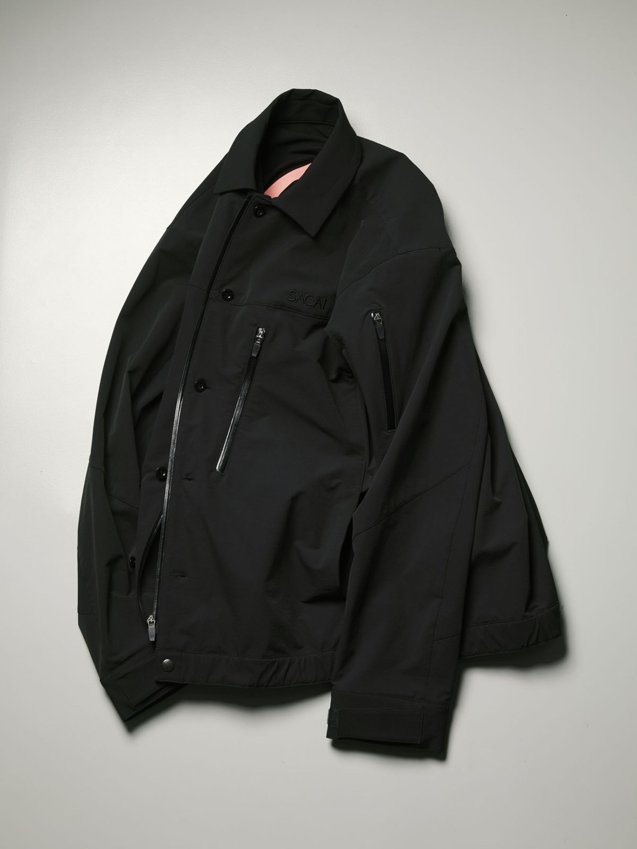 Nylon Stretch Water-Repellent L/S Shirt - 2