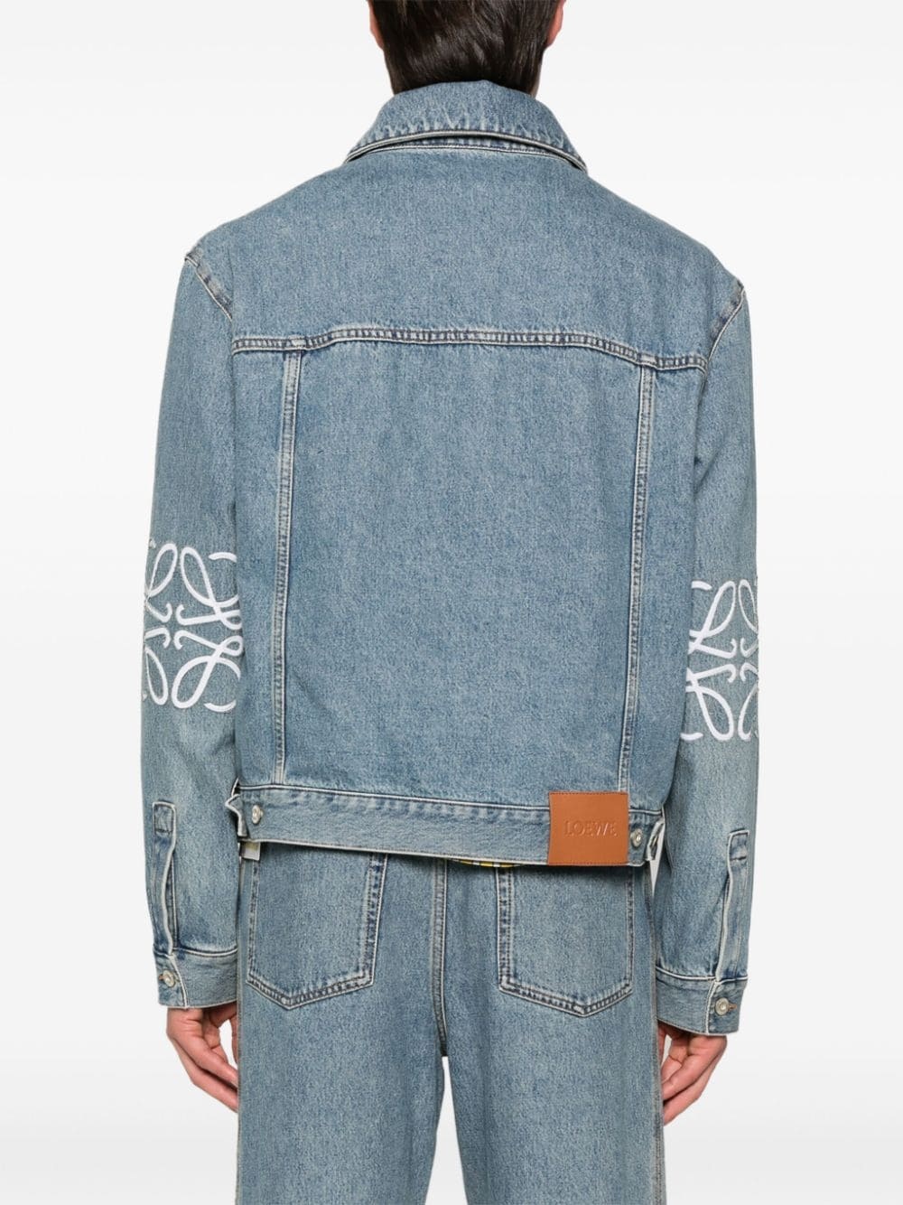 Anagram denim jacket - 4