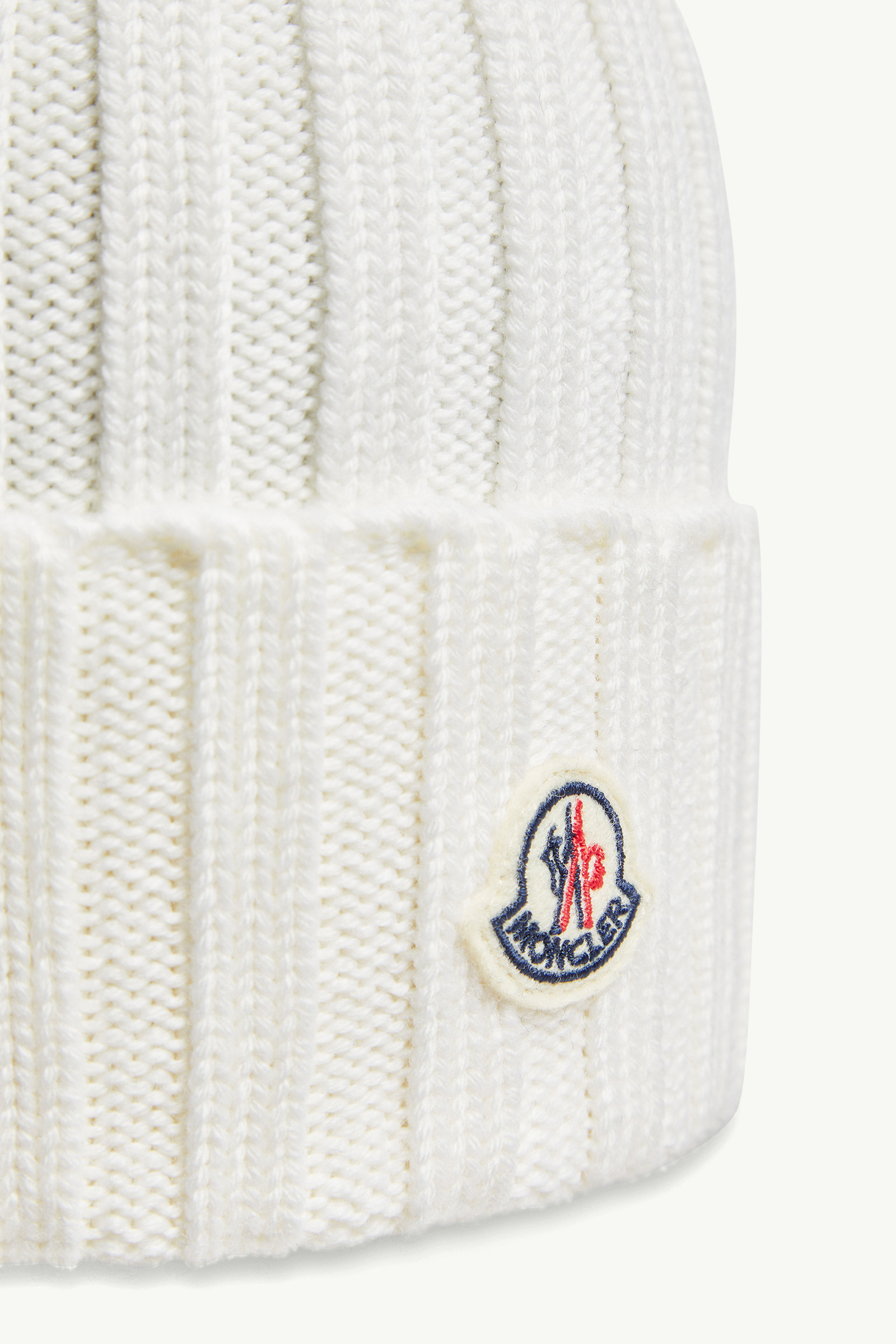 Wool Beanie with Faux Fur Pom Pom - 5