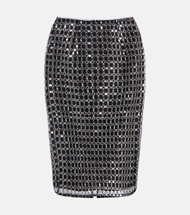 Embellished midi skirt 1