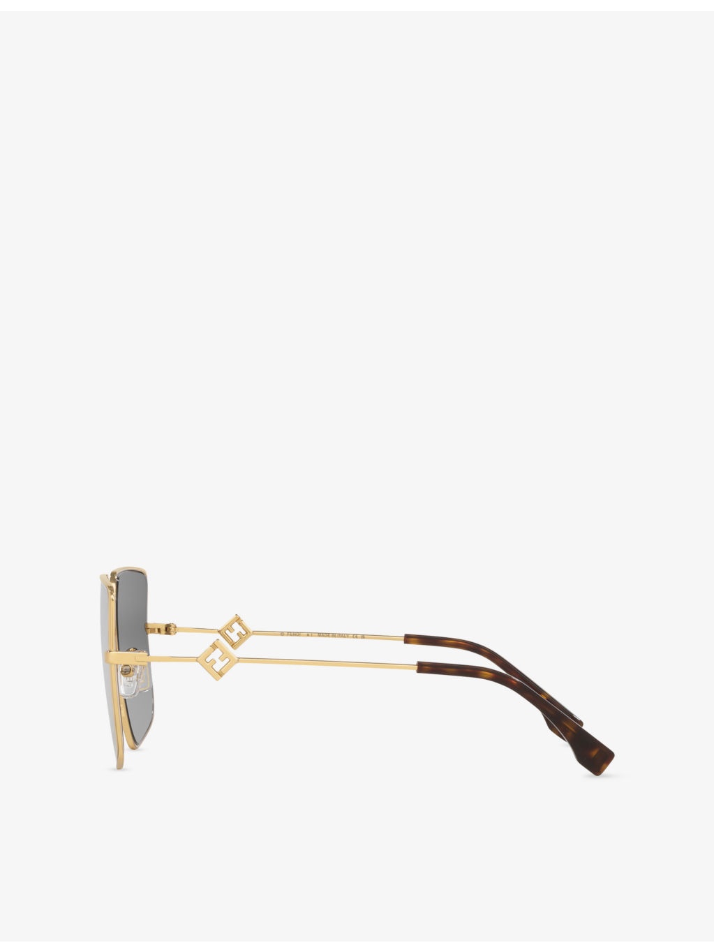 FE40148U Irregular Metal Sunglasses - 3