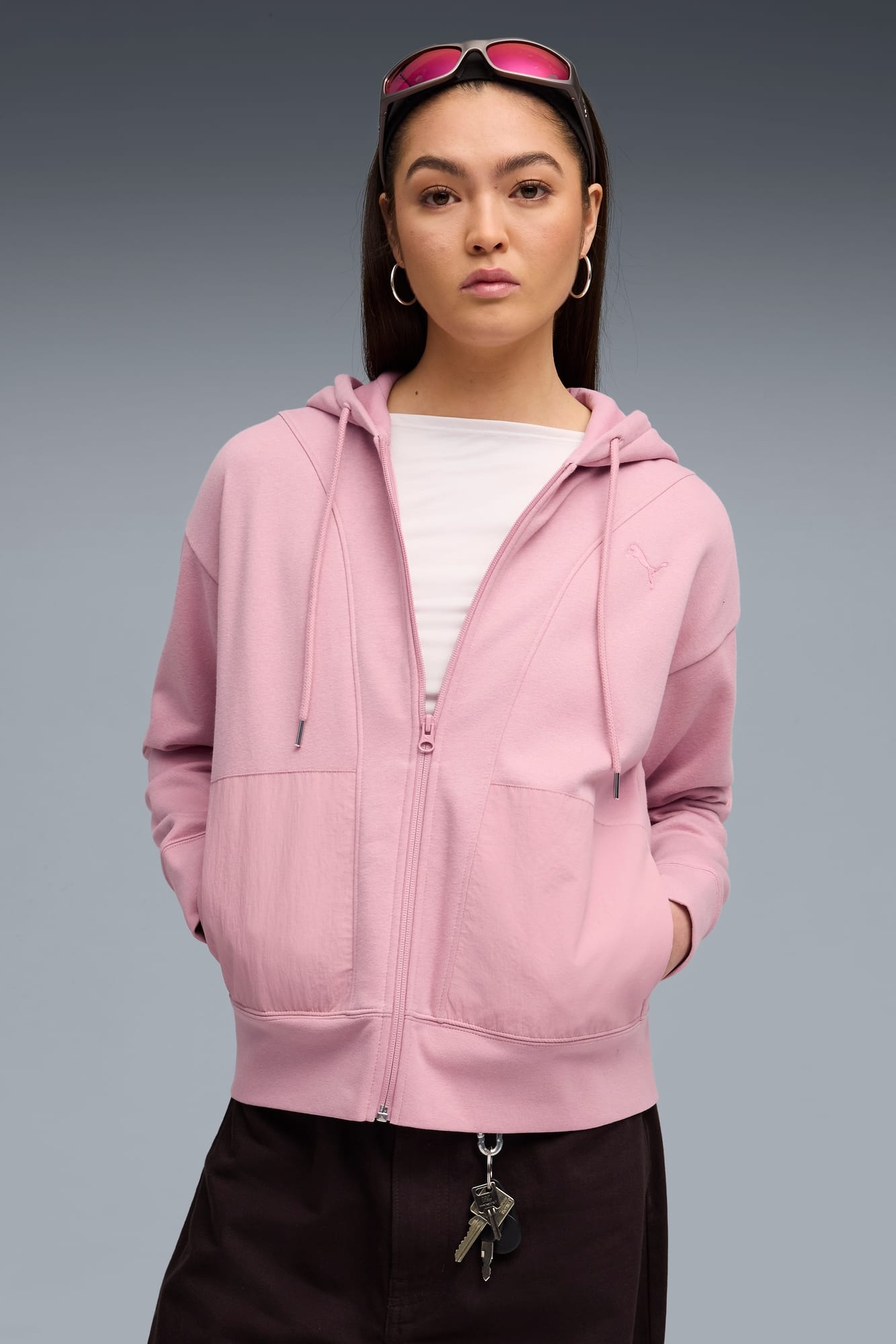 HER Relaxed Full-Zip Hoodie Women - 3