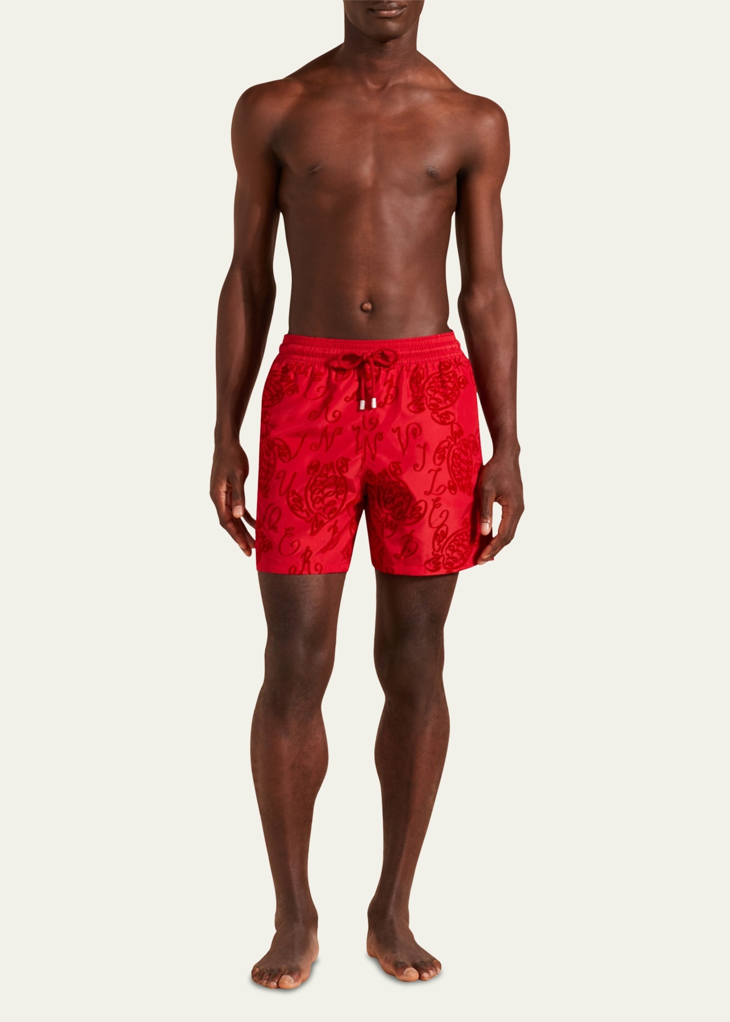 Men's Abstract-Print Swim Shorts - 2