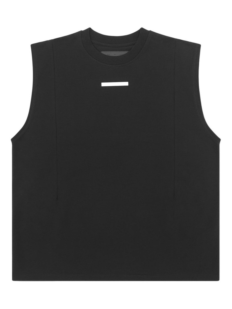 crew-neck sleeveless tank top 1