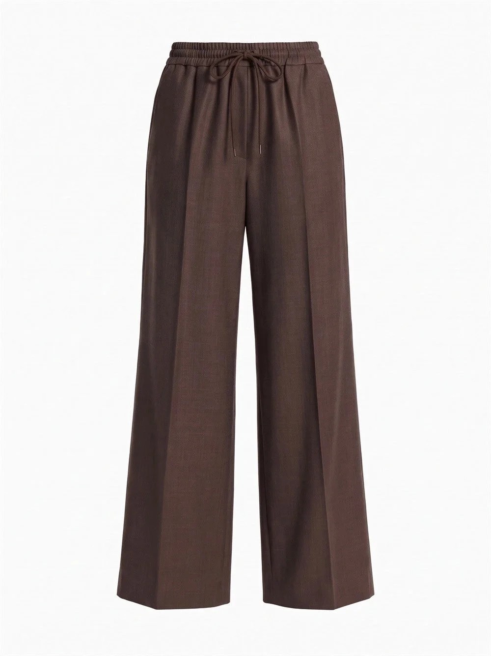 Max Mara Women Batavia Wool Wide-Leg Trousers - 1