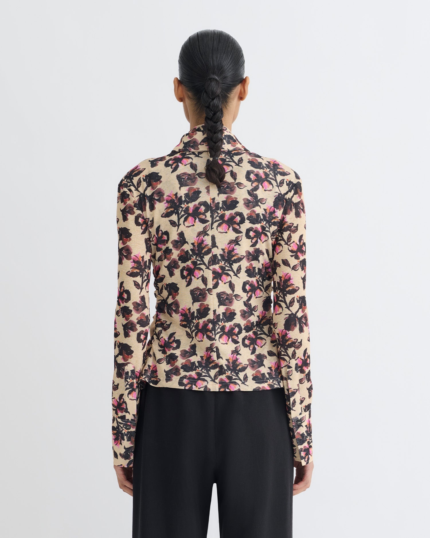 Printed Mesh Jersey Shirt - 5