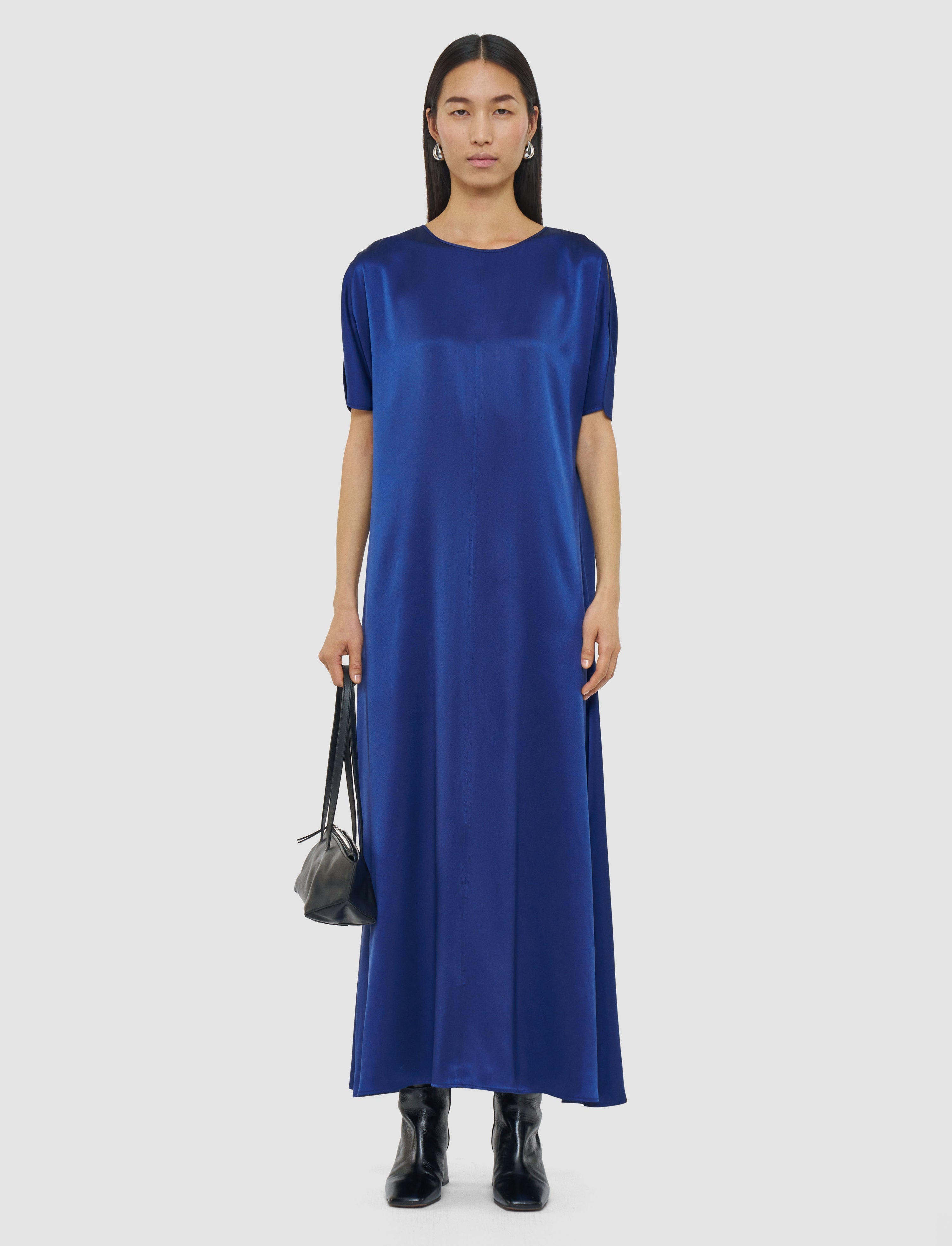 Daviel Silk Satin Dress - 2
