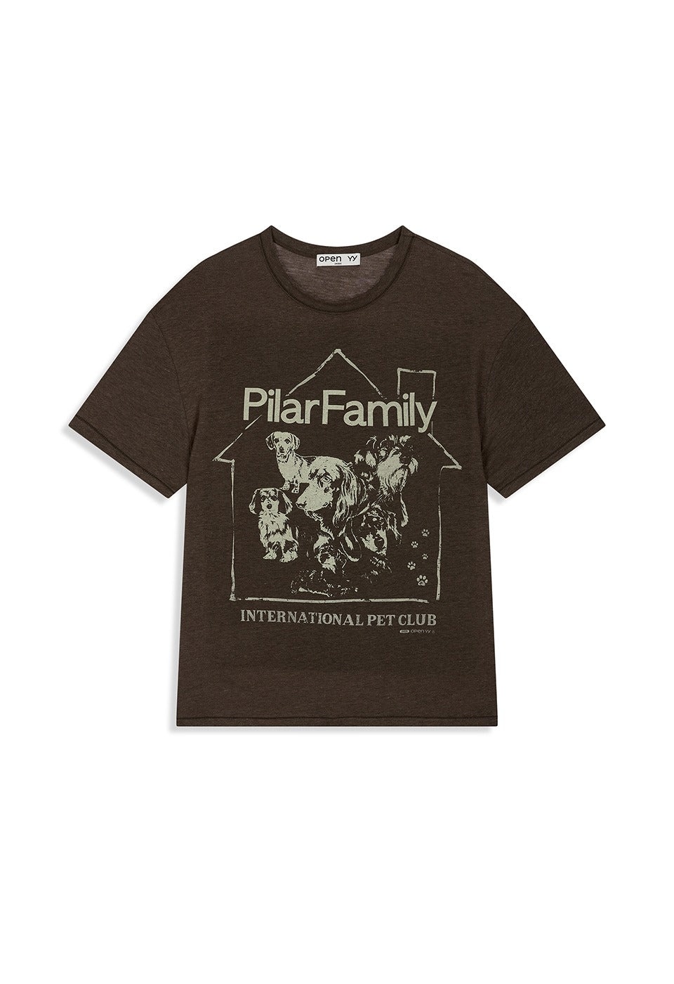 【Open Yy】 PET CLUB HOUSE TEE 2色 OPEN Yy tシャツ 「OPEN YY / オープンワイワイ」 Knitted PET