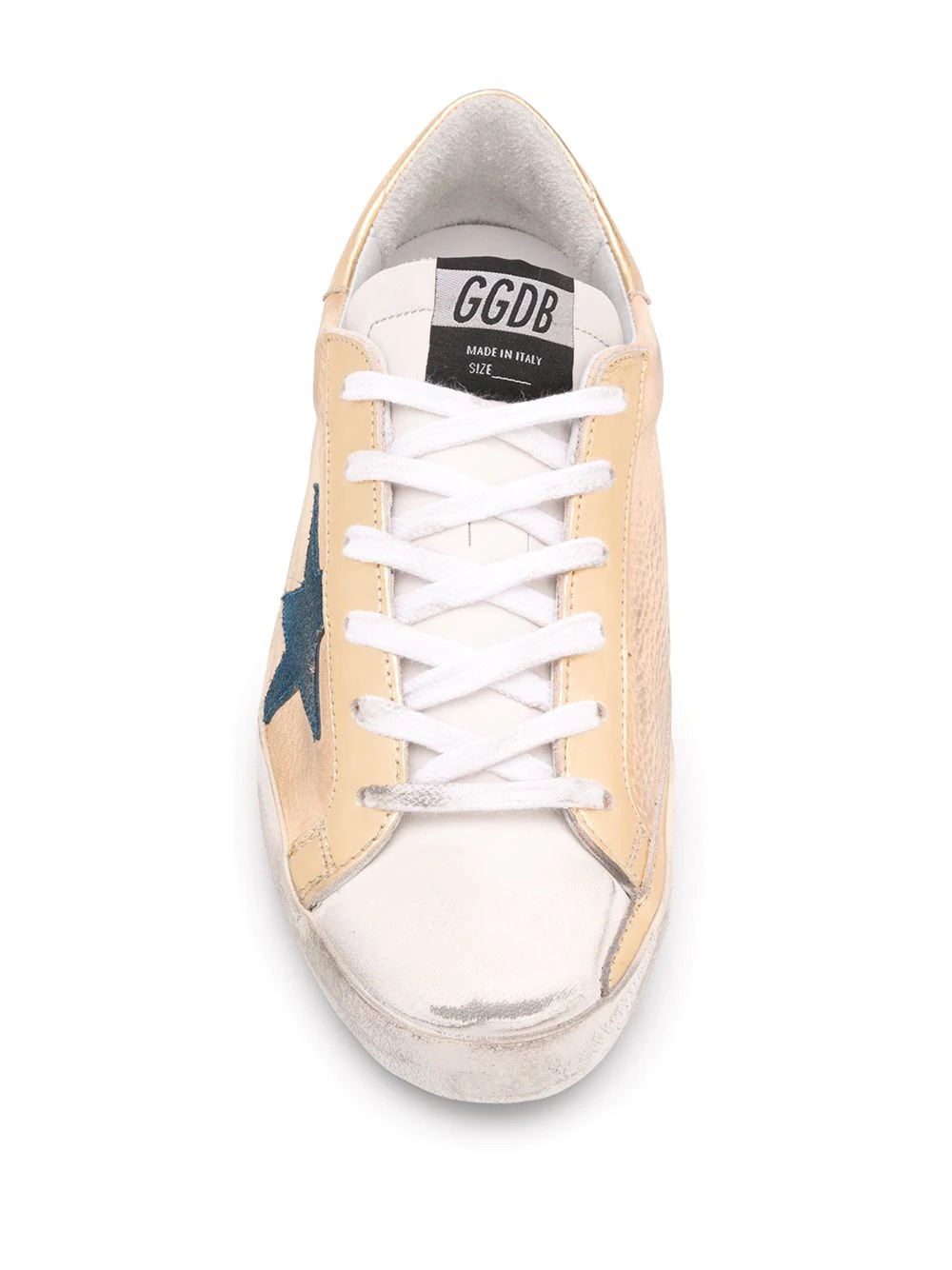 distressed low top sneakers - 4