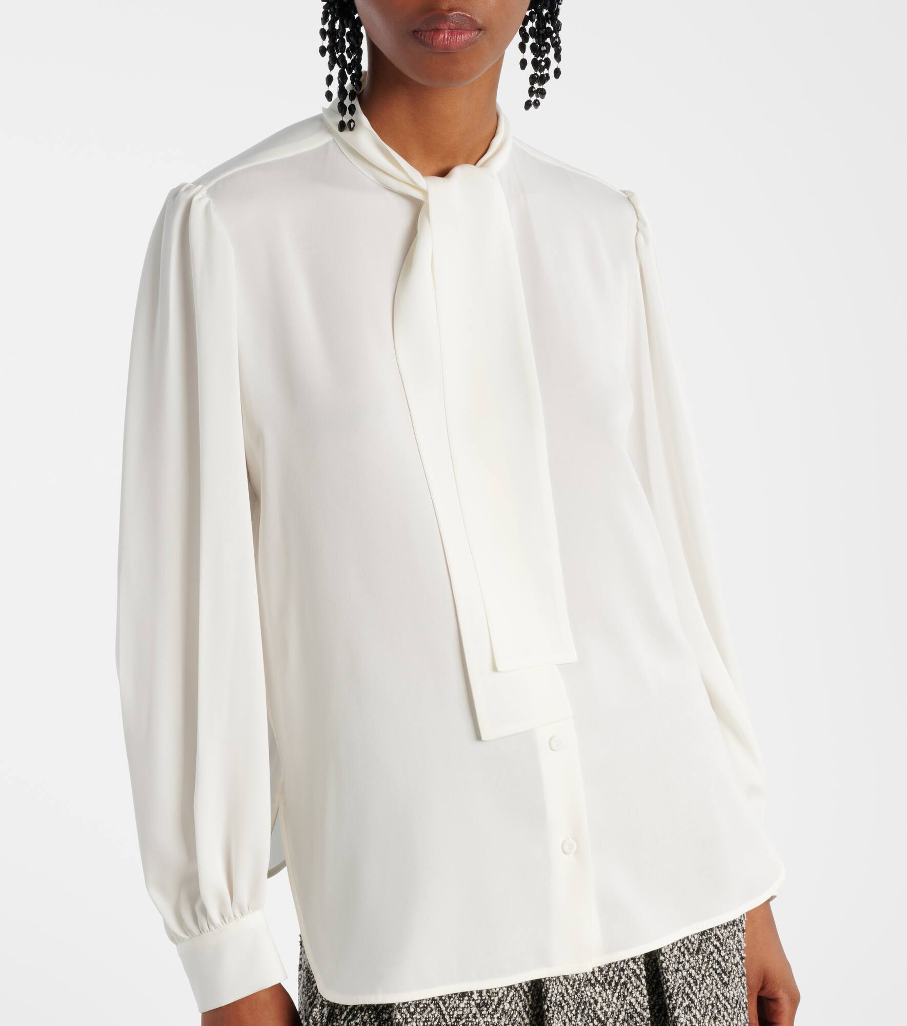 Melania silk blouse - 7